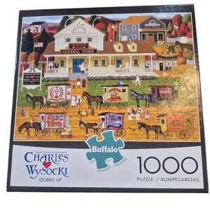 Buffalo Games Charles Wysocki Storin' Up 1000 pc Jigsaw Puzzle